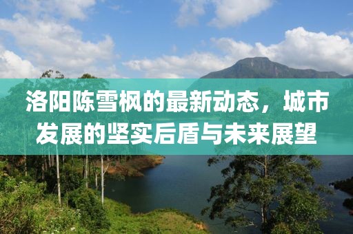 洛陽陳雪楓的最新動態(tài)，城市發(fā)展的堅實后盾與未來展望