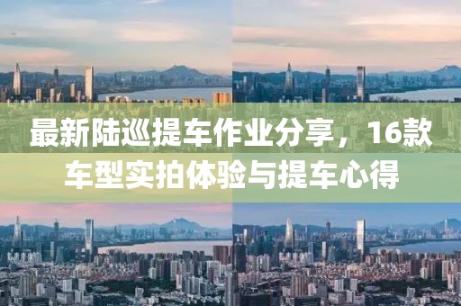 最新陸巡提車作業(yè)分享，16款車型實拍體驗與提車心得