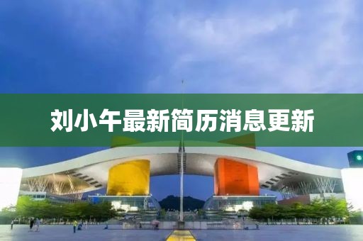 劉小午最新簡歷消息更新