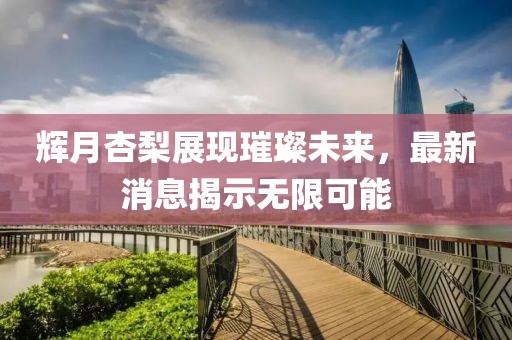 輝月杏梨展現(xiàn)璀璨未來，最新消息揭示無限可能