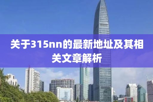 關于315nn的最新地址及其相關文章解析