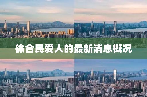 徐合民愛人的最新消息概況