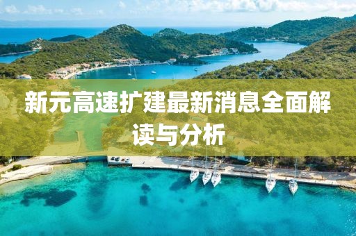 新元高速擴(kuò)建最新消息全面解讀與分析