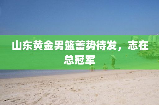山東黃金男籃蓄勢(shì)待發(fā)，志在總冠軍