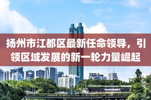 揚(yáng)州市江都區(qū)最新任命領(lǐng)導(dǎo)，引領(lǐng)區(qū)域發(fā)展的新一輪力量崛起