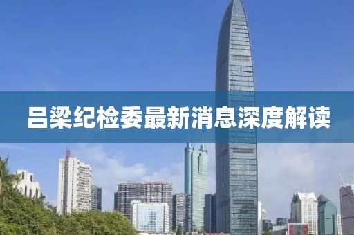 呂梁紀檢委最新消息深度解讀