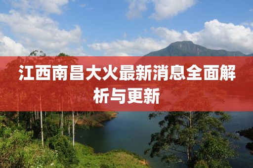 江西南昌大火最新消息全面解析與更新