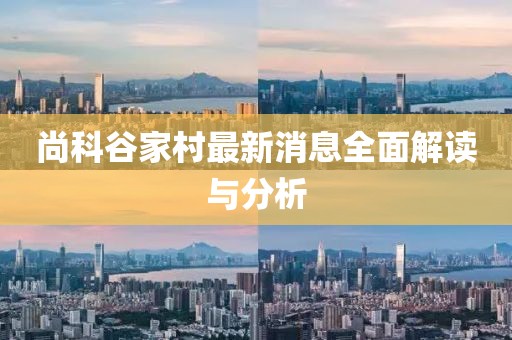 尚科谷家村最新消息全面解讀與分析