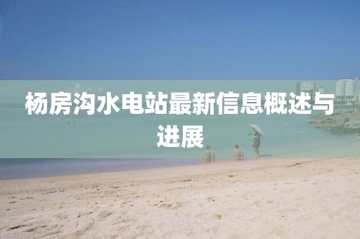 楊房溝水電站最新信息概述與進(jìn)展