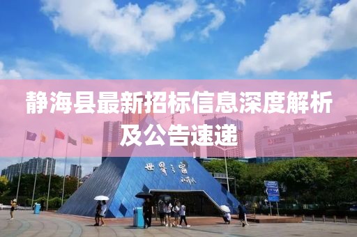 靜海縣最新招標(biāo)信息深度解析及公告速遞