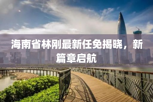 海南省林剛最新任免揭曉，新篇章啟航