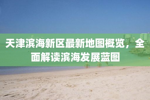 天津?yàn)I海新區(qū)最新地圖概覽，全面解讀濱海發(fā)展藍(lán)圖
