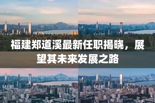 福建鄭道溪最新任職揭曉，展望其未來(lái)發(fā)展之路
