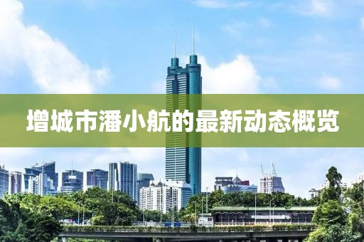 增城市潘小航的最新動態(tài)概覽