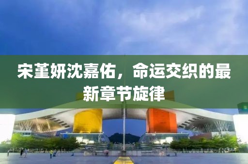 宋堇妍沈嘉佑，命運交織的最新章節(jié)旋律