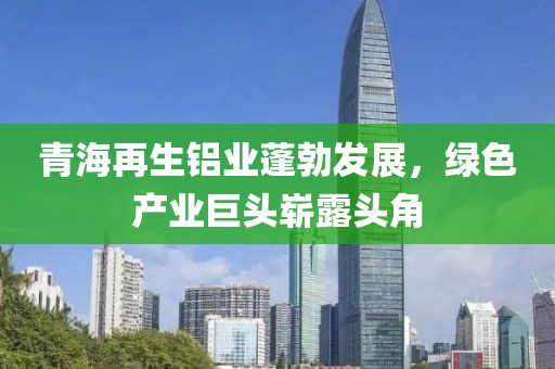 青海再生鋁業(yè)蓬勃發(fā)展，綠色產(chǎn)業(yè)巨頭嶄露頭角