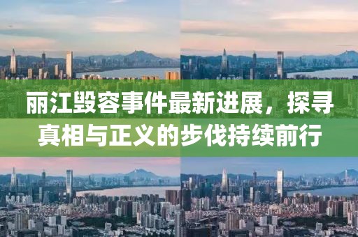 麗江毀容事件最新進(jìn)展，探尋真相與正義的步伐持續(xù)前行