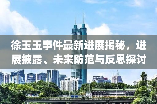 徐玉玉事件最新進(jìn)展揭秘，進(jìn)展披露、未來(lái)防范與反思探討