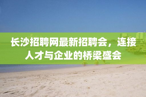長沙招聘網(wǎng)最新招聘會，連接人才與企業(yè)的橋梁盛會