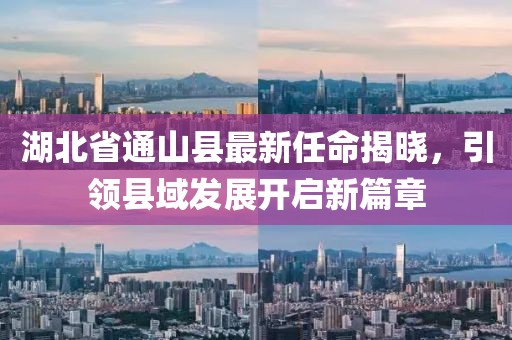 湖北省通山縣最新任命揭曉，引領(lǐng)縣域發(fā)展開(kāi)啟新篇章