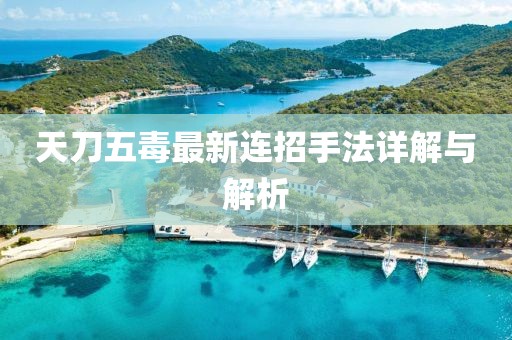 天刀五毒最新連招手法詳解與解析