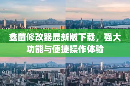 鑫菌修改器最新版下載，強(qiáng)大功能與便捷操作體驗(yàn)