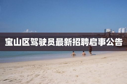 寶山區(qū)駕駛員最新招聘啟事公告