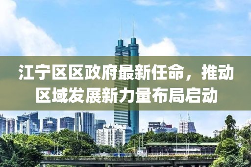江寧區(qū)區(qū)政府最新任命，推動(dòng)區(qū)域發(fā)展新力量布局啟動(dòng)