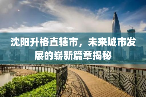 沈陽升格直轄市，未來城市發(fā)展的嶄新篇章揭秘