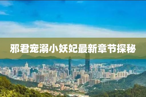 邪君寵溺小妖妃最新章節(jié)探秘