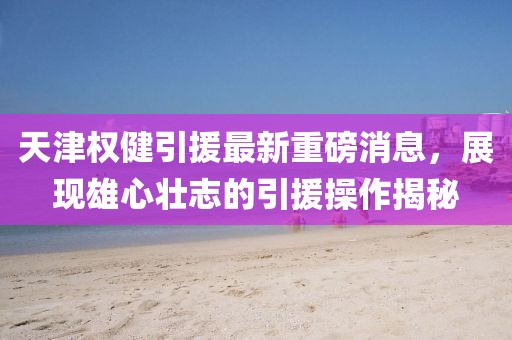 天津權(quán)健引援最新重磅消息，展現(xiàn)雄心壯志的引援操作揭秘