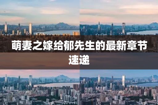 萌妻之嫁給郁先生的最新章節(jié)速遞