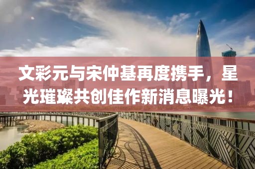 文彩元與宋仲基再度攜手，星光璀璨共創(chuàng)佳作新消息曝光！