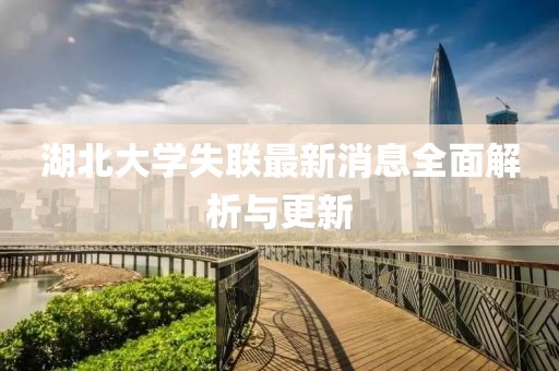 湖北大學(xué)失聯(lián)最新消息全面解析與更新