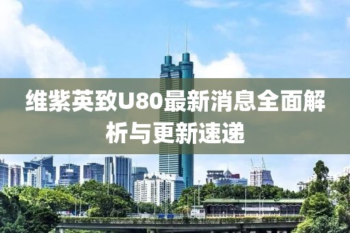 維紫英致U80最新消息全面解析與更新速遞