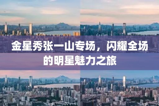 金星秀張一山專場，閃耀全場的明星魅力之旅