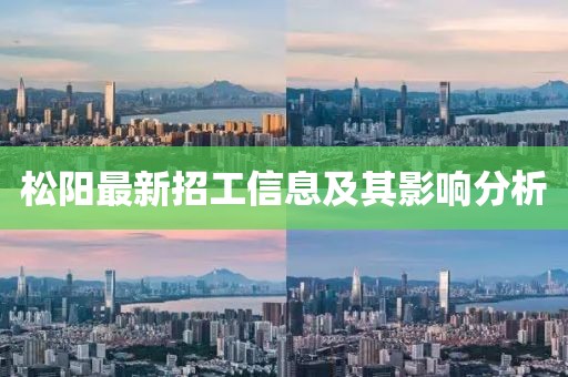 松陽最新招工信息及其影響分析