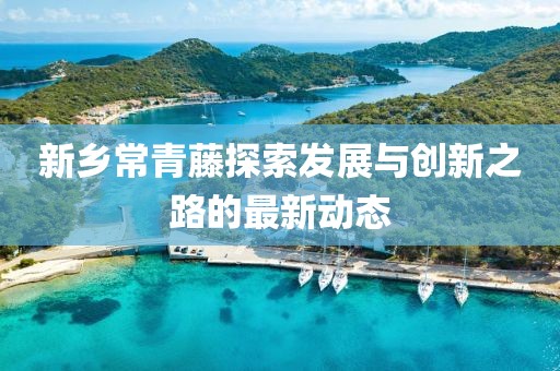 新鄉(xiāng)常青藤探索發(fā)展與創(chuàng)新之路的最新動態(tài)