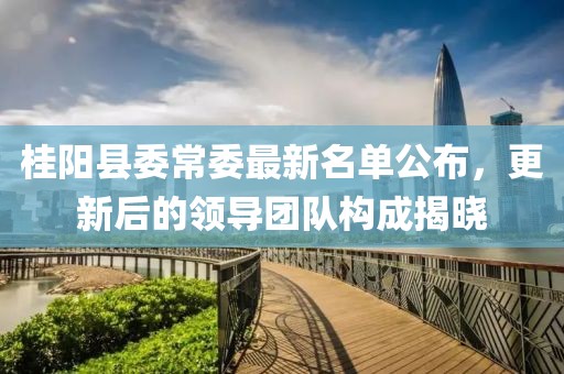 桂陽縣委常委最新名單公布，更新后的領(lǐng)導(dǎo)團隊構(gòu)成揭曉