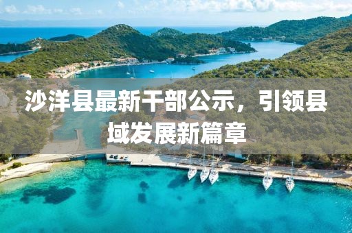 沙洋縣最新干部公示，引領(lǐng)縣域發(fā)展新篇章