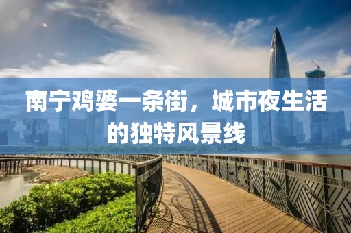 南寧雞婆一條街，城市夜生活的獨(dú)特風(fēng)景線