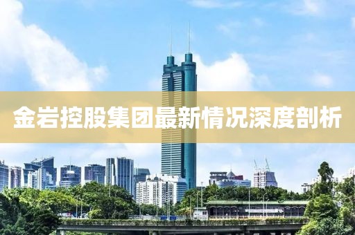 金巖控股集團(tuán)最新情況深度剖析