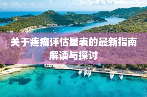 關(guān)于疼痛評估量表的最新指南解讀與探討