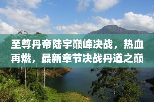 至尊丹帝陸宇巔峰決戰(zhàn)，熱血再燃，最新章節(jié)決戰(zhàn)丹道之巔