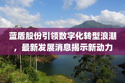 藍(lán)盾股份引領(lǐng)數(shù)字化轉(zhuǎn)型浪潮，最新發(fā)展消息揭示新動(dòng)力