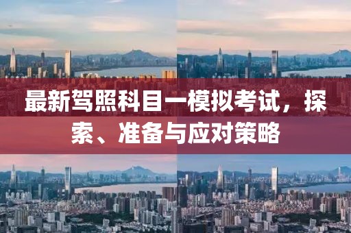 最新駕照科目一模擬考試，探索、準(zhǔn)備與應(yīng)對(duì)策略