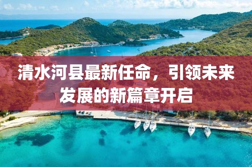 清水河縣最新任命，引領未來發(fā)展的新篇章開啟